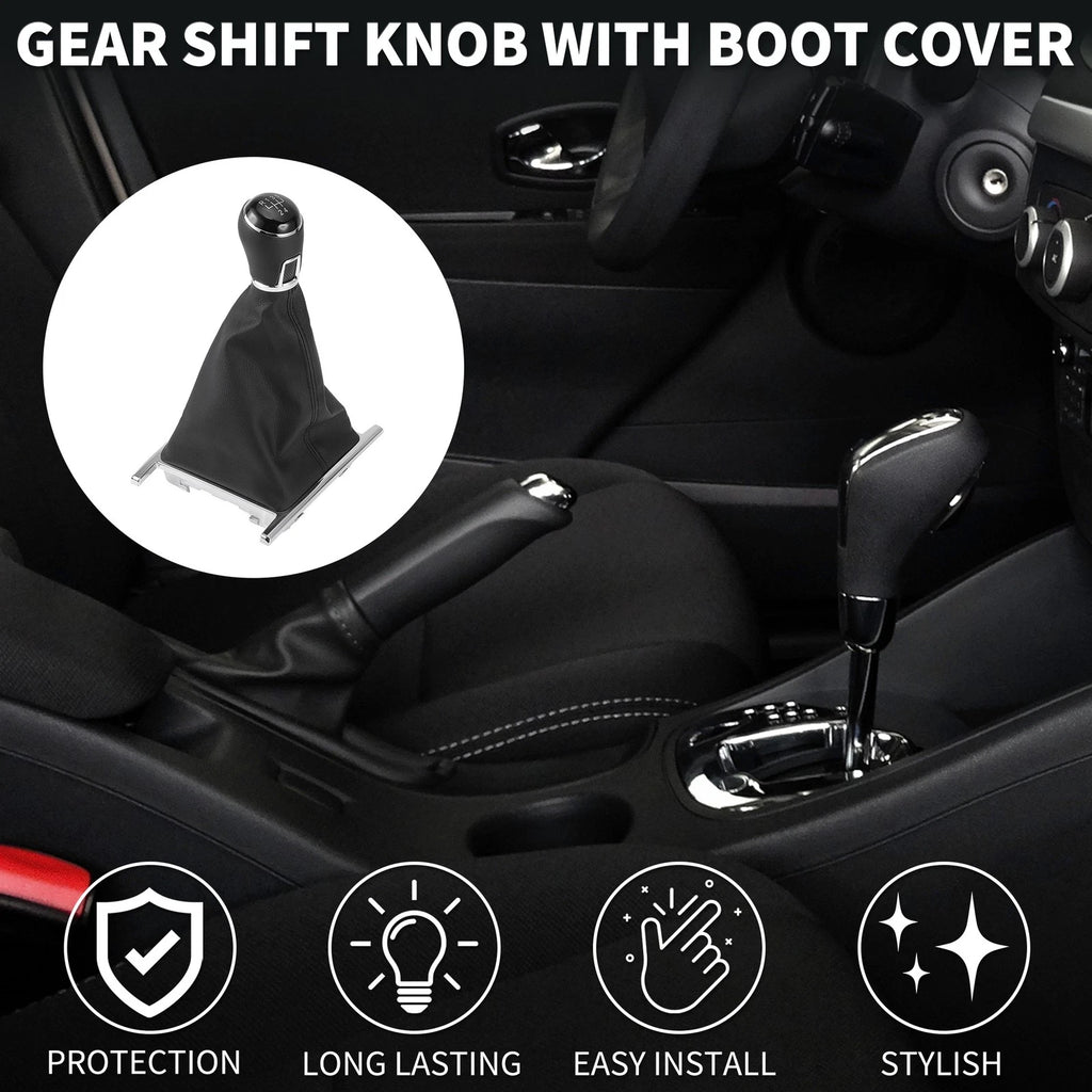 5 Speed Gear Shift Knob with Cover for Volkswagen Amarok (2010–2016)