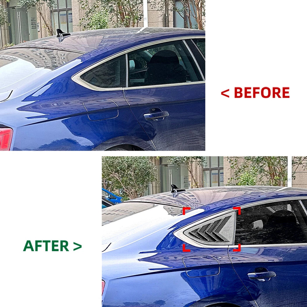 Rear Side Window Louver Cover Panel for Audi A5 S5 F5 Sportback (2017–2024)