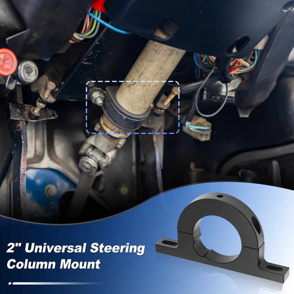 Aluminum 2 Inch Universal Steering Column Mount for Universal Fit (All Years)