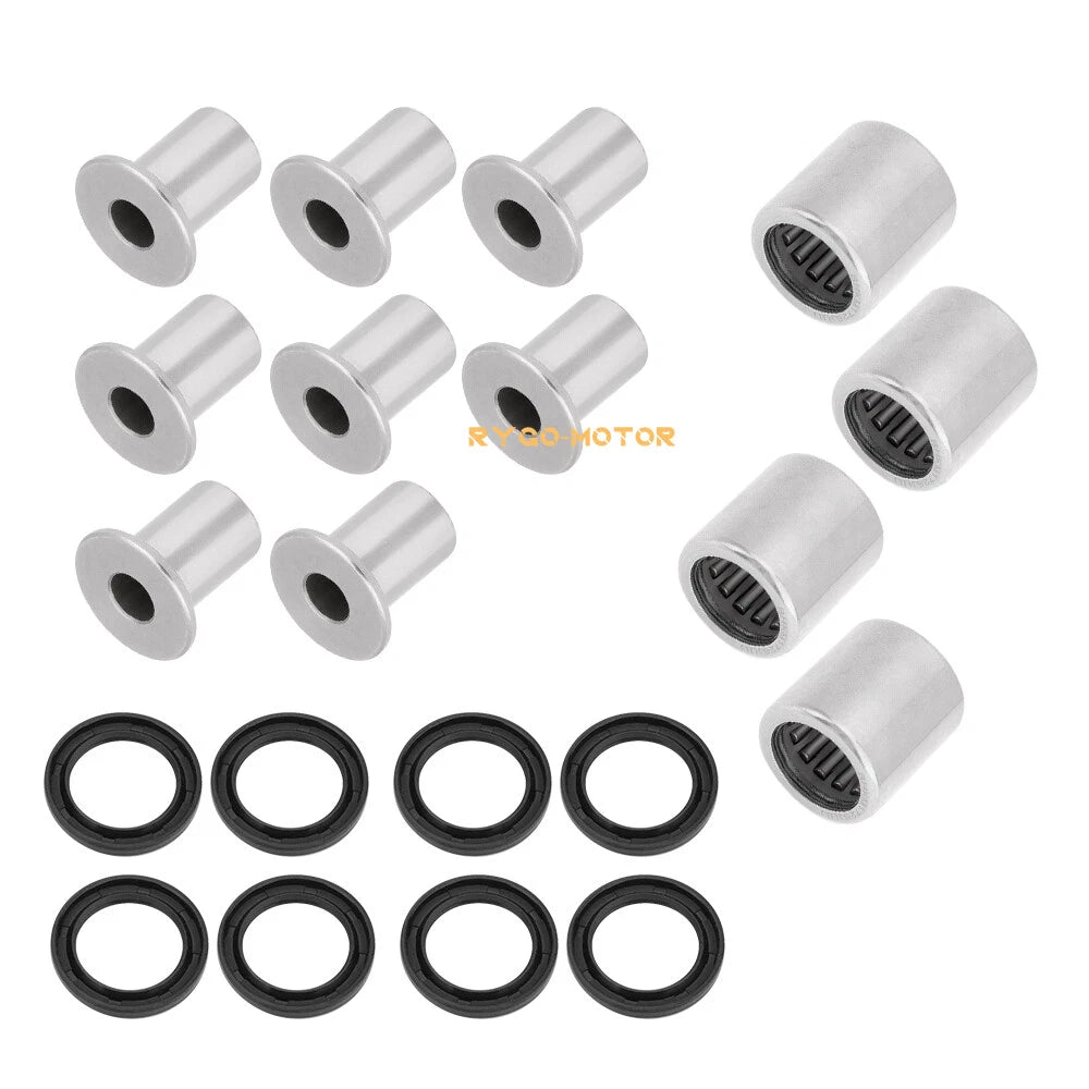 A Arm Bushing Bearing Shaft Kit for Suzuki LTZ400, Kawasaki KFX400, Arctic Cat 400