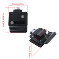 2 Black RV Paddle Entry Door Lock Latch Handle Knob Deadbolt for Camper Trailer