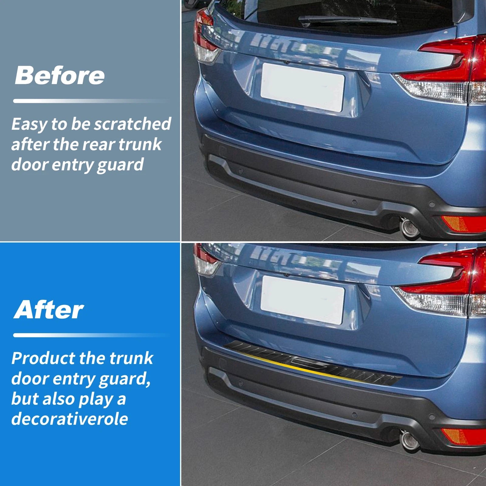 Rear Bumper Guard Protector for Subaru Forester (2019–2024)