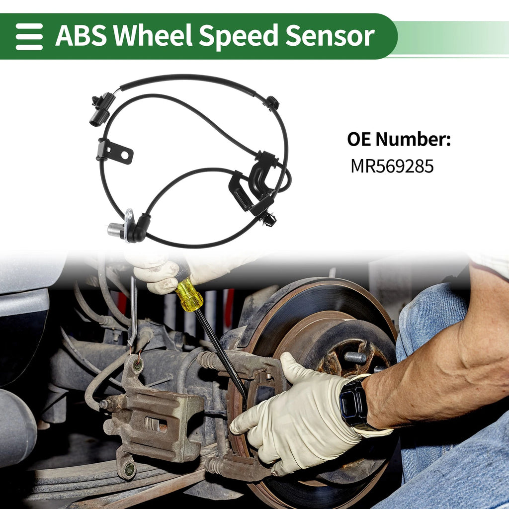 ABS Wheel Speed Sensor Front Left Replacement for Mitsubishi Galant (2004–2012)
