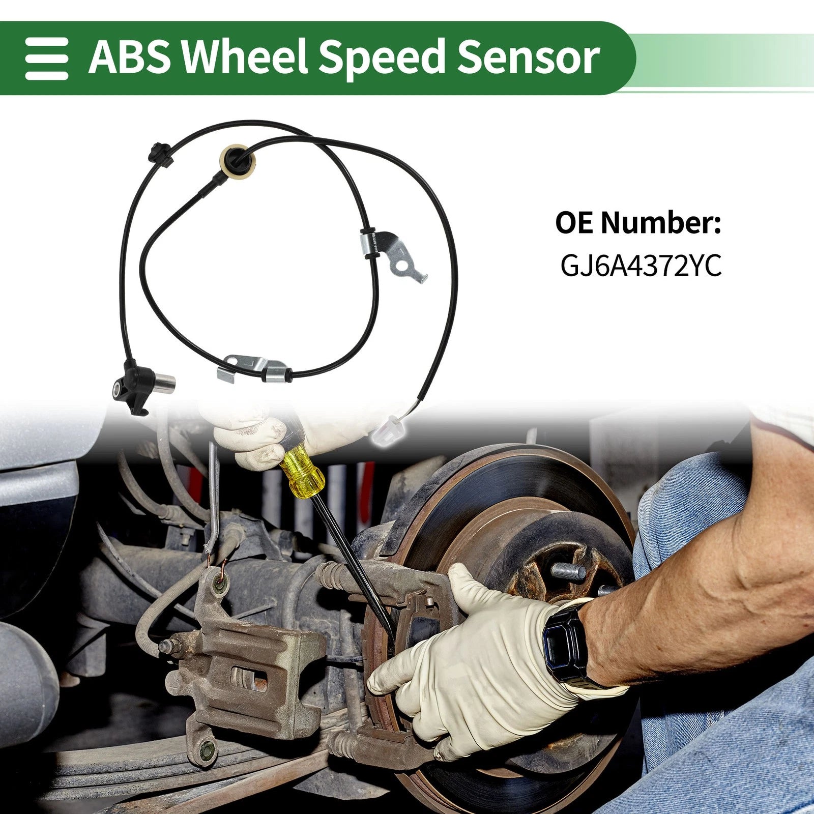 ABS Wheel Speed Sensor Replacement for Mazda 6 (2003–2008)