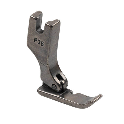 Hinged Right Zipper Cording Foot for Industrial Sewing Machines