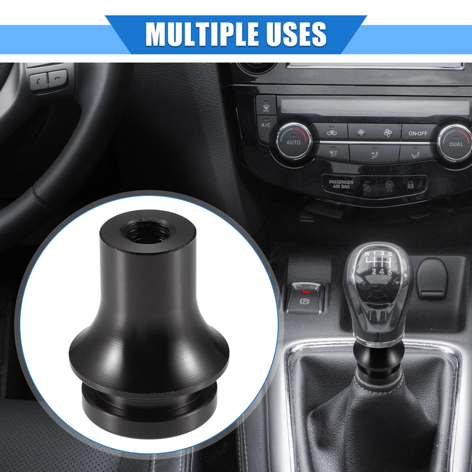 M10x1.5 Gear Shift Knob Adapter Retainer for Universal Vehicles (Universal)