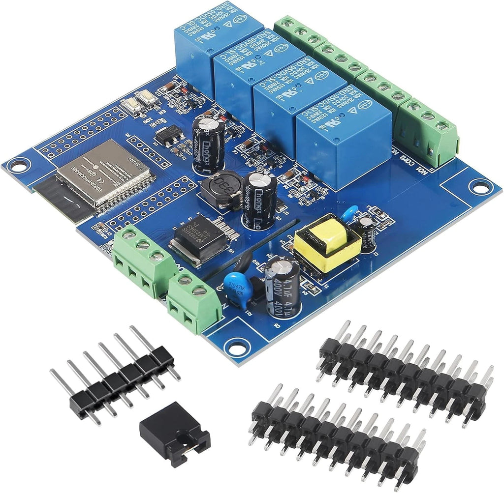 4 Channel Relay Module for ESP32 WROOM-32E (2016–2023)