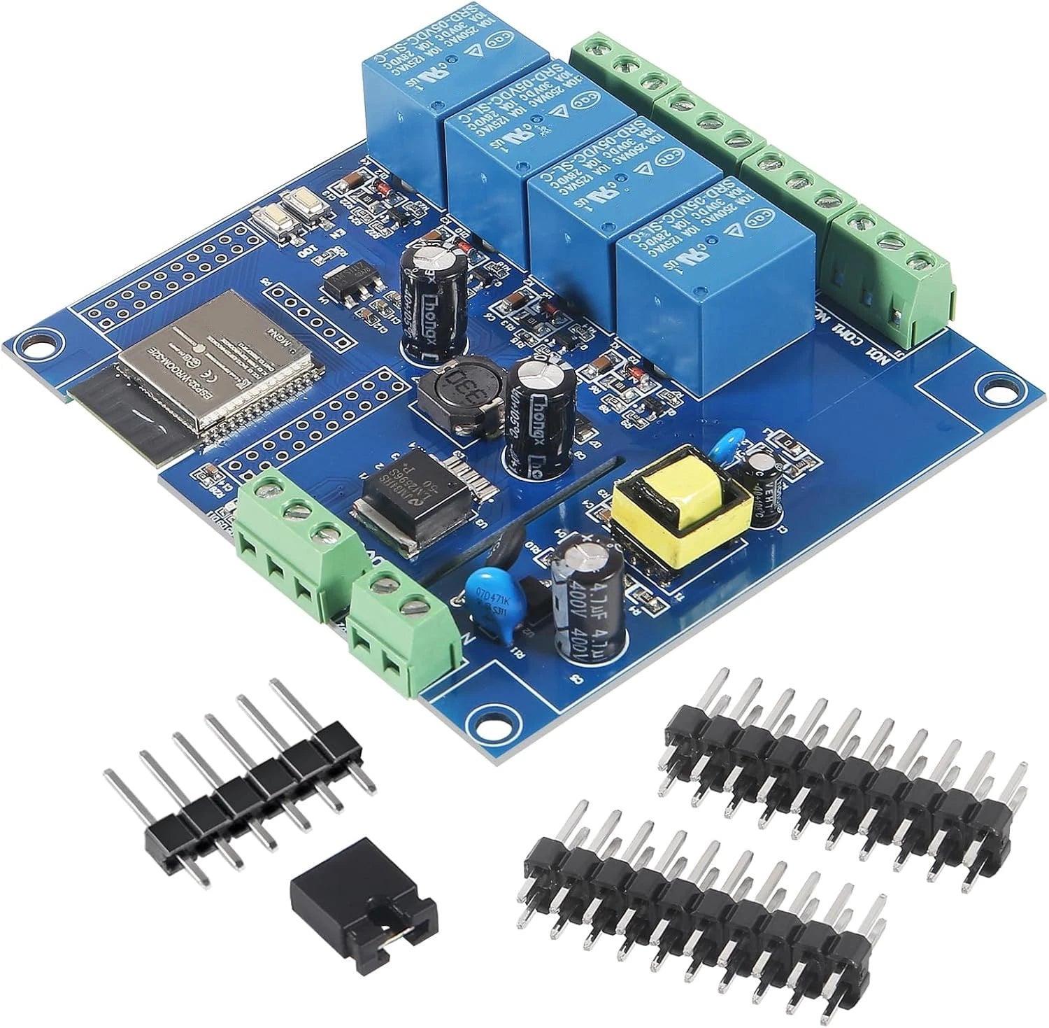 4 Channel Relay Module for ESP32 WROOM-32E (2016–2023)