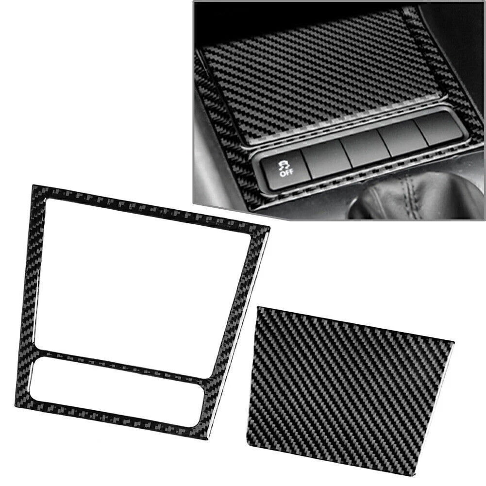 Inner Ashtray Panel Frame Trim for VW Golf 6 (2008–2012) Carbon Fiber