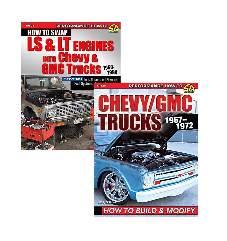 LS & LT Engine Swap Guide for Chevy & GMC Trucks (2 Books)