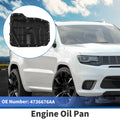 Engine Oil Pan Replacement for Jeep Grand Cherokee (2010–2013) Aluminum