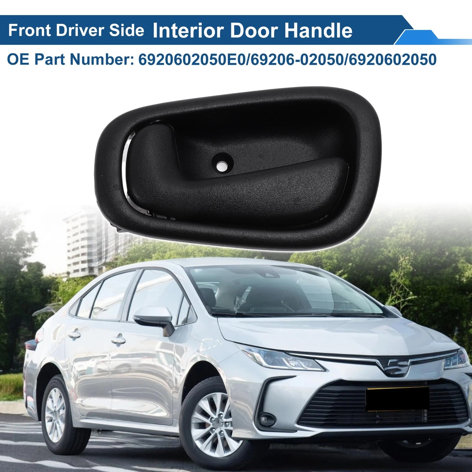Front Passenger Side Interior Door Handle Replacement for Toyota Corolla (2014–2019)