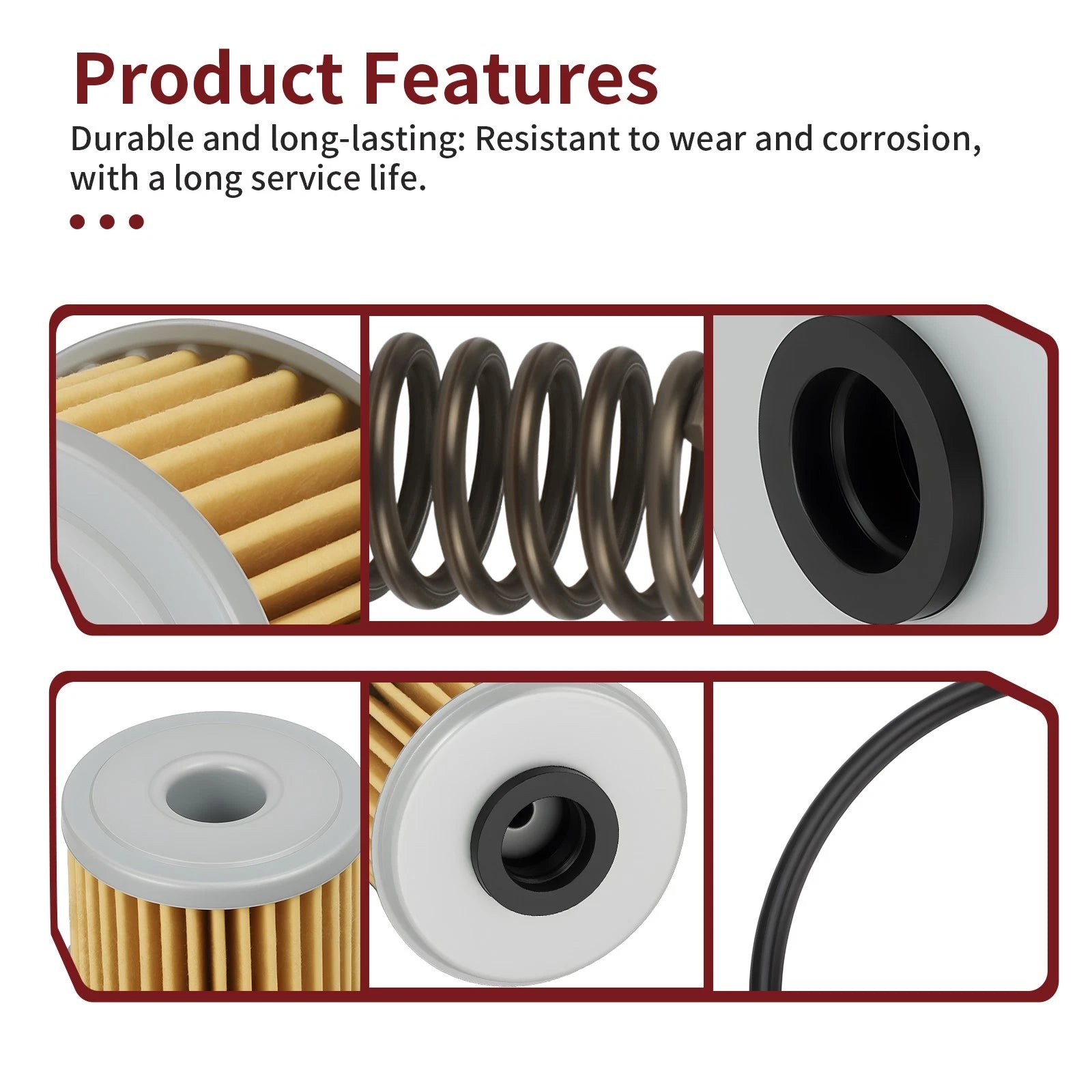 3 Pack Oil Filter Kit for Honda CRF150R CRF150RB CRF250R CRF250X CRF450R CRF450X