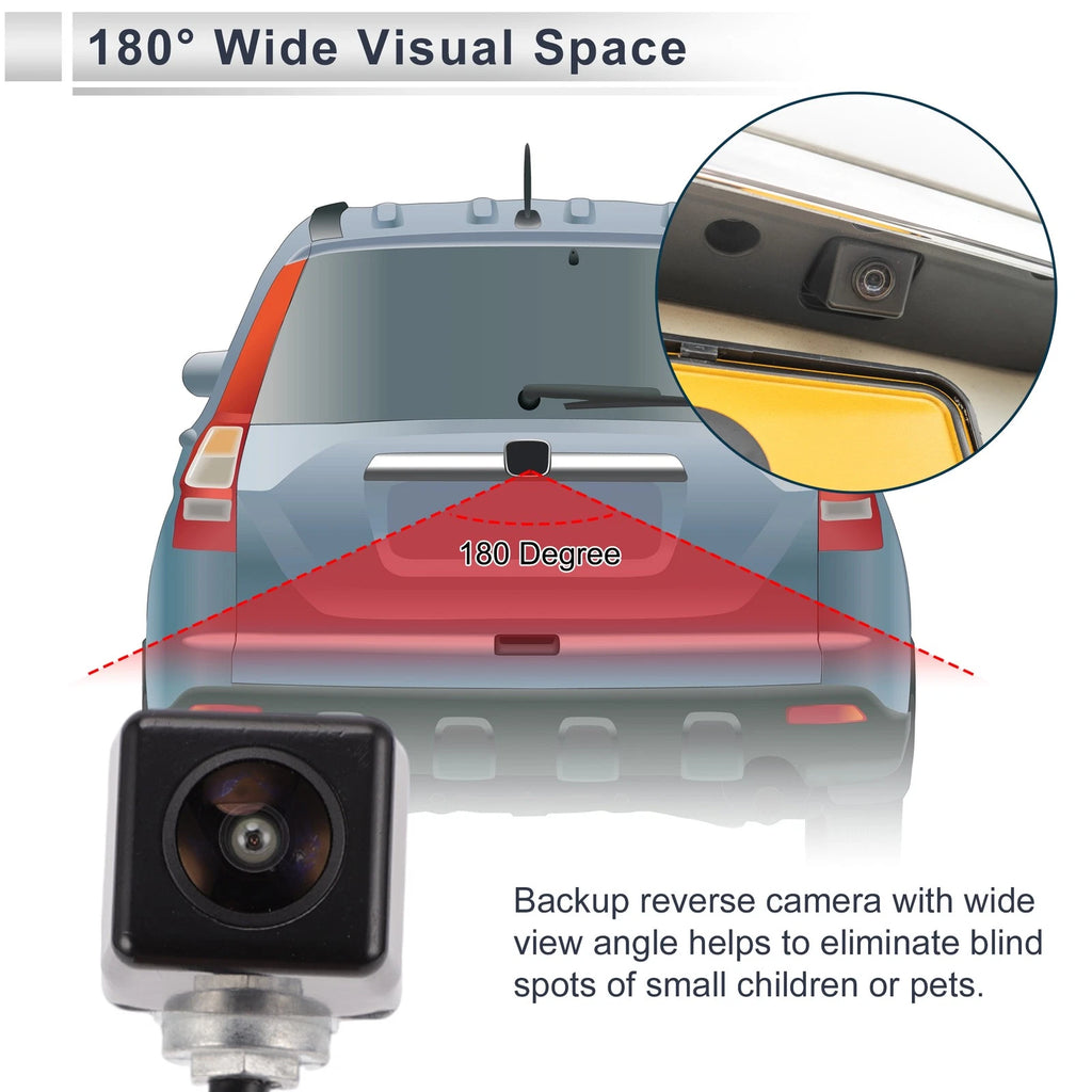 Rear View Backup Camera 120-180 Degree for Hyundai Avante (2012–2016)