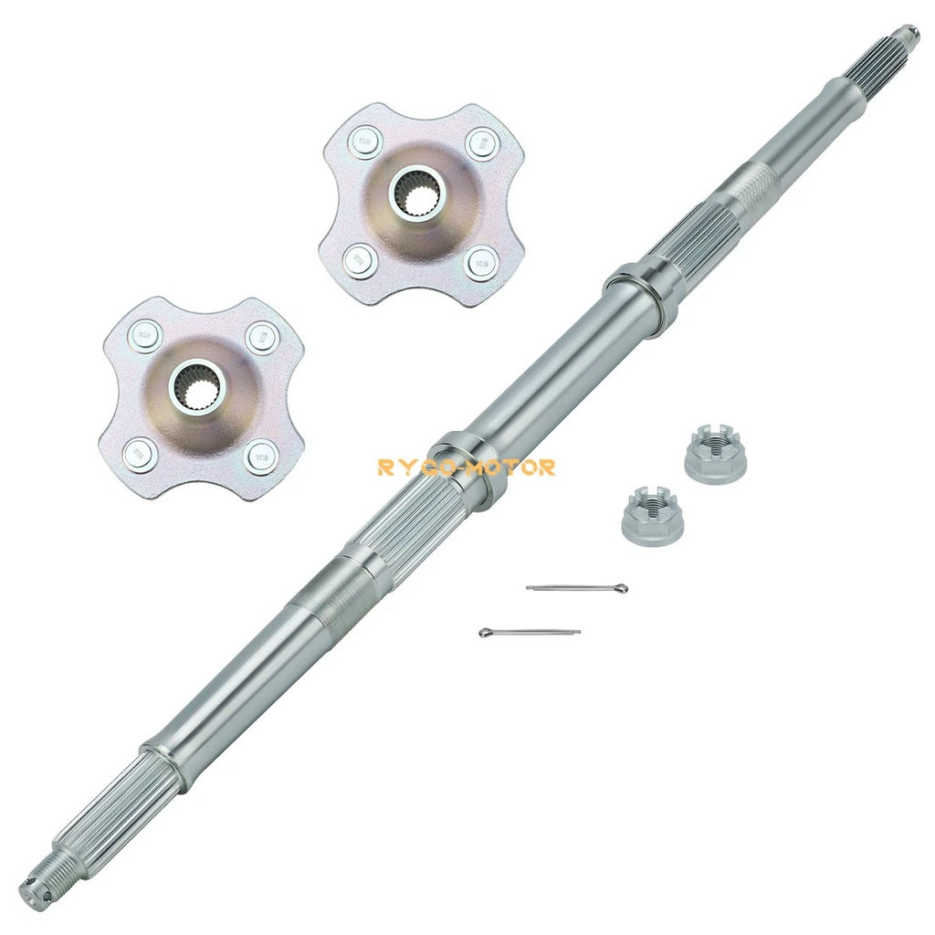 Rear Axle Shaft with Wheel Hub Nuts for Honda TRX300 Fourtrax 300 (1992–2000)