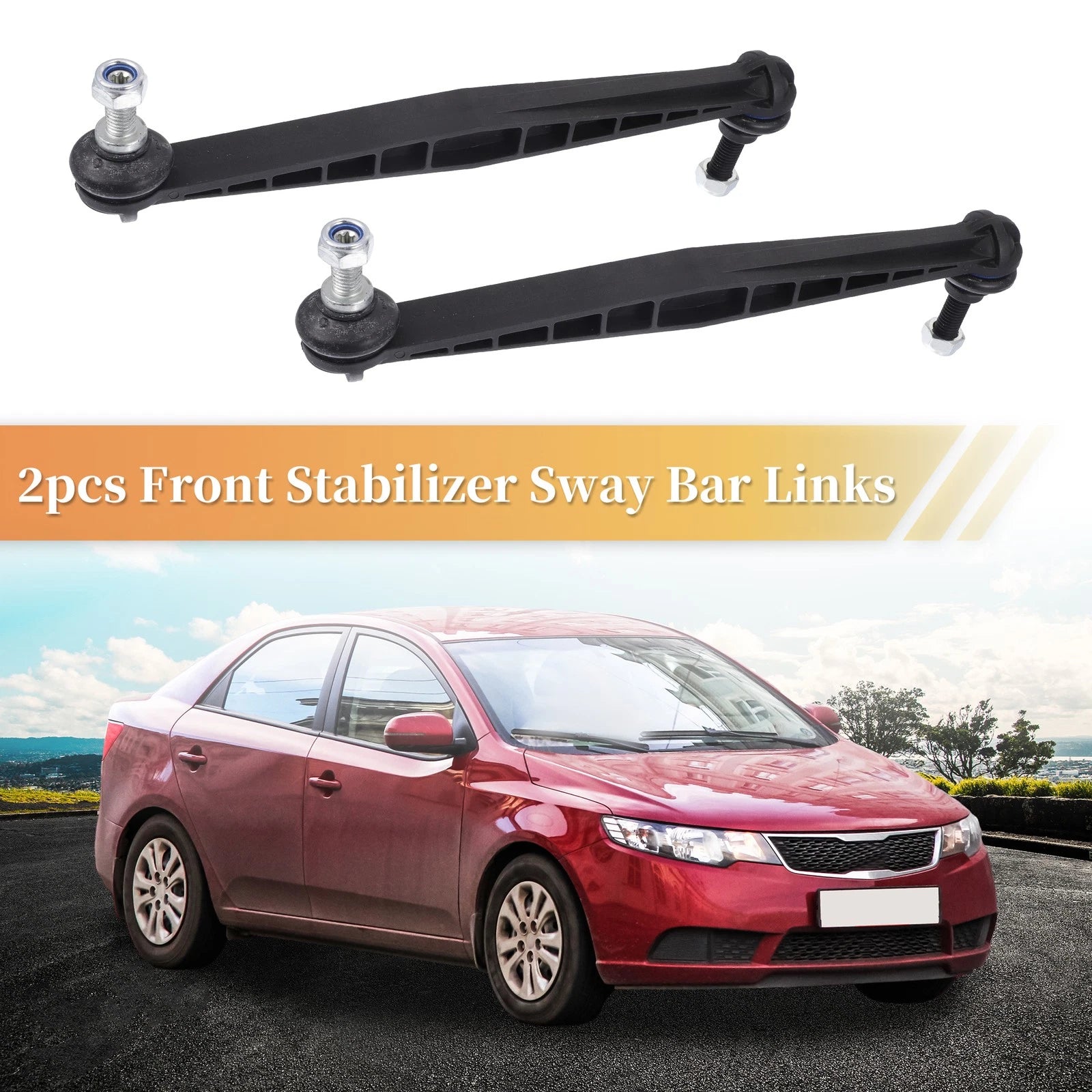 2pc Front Sway Bar Links Stabilizer Link for Chevrolet Sonic (2012–2020)