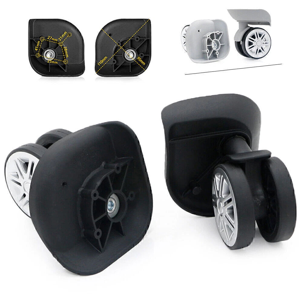 2pcs Swivel Spinner Caster Wheels for Luggage (360°)