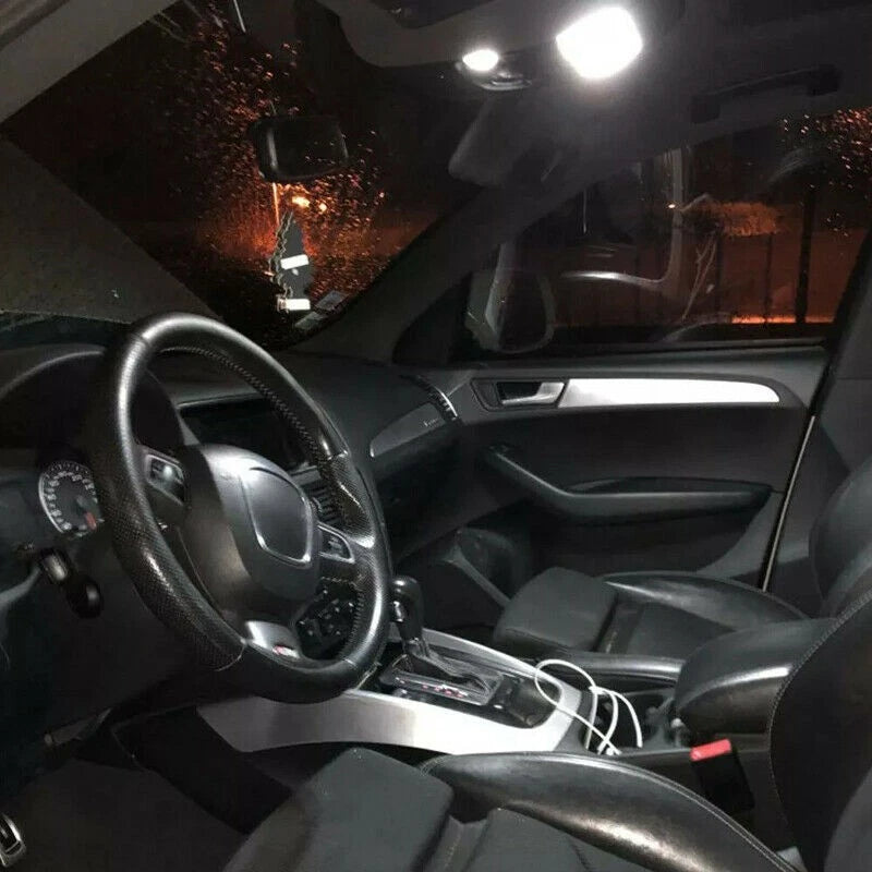 Set of 4 LED Ceiling Cabin Lights for Car Caravan Van Trailer (12V)