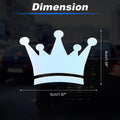 Reflective Bumper Decal for - Colorful Laser Crown Style