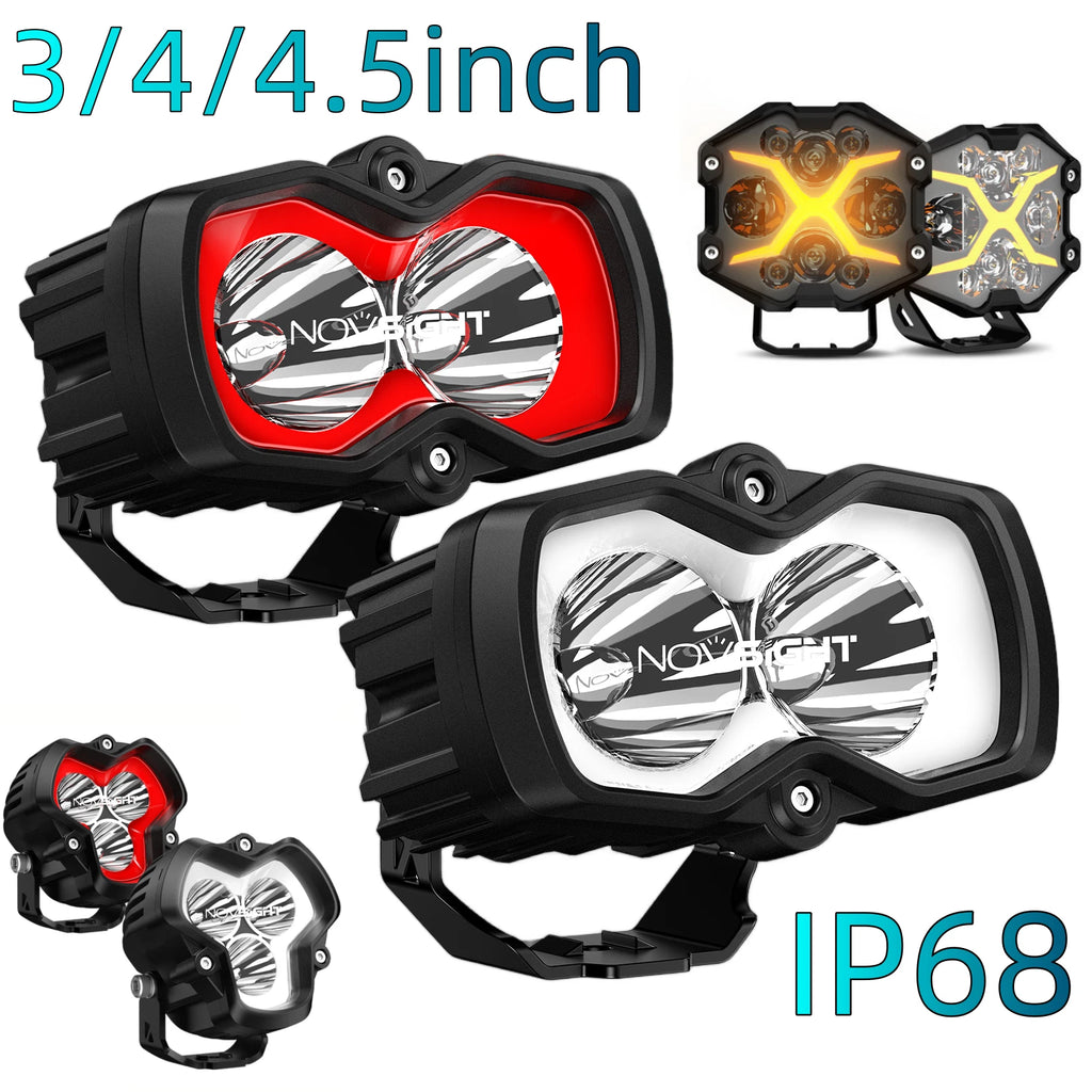 LED Pod Work Light for Jeep Pickup (3"/4"/4.5")