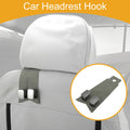 1 Pcs Universal Car Seat Headrest Hook for Hanging Purses Gray 6.89"x2.99"