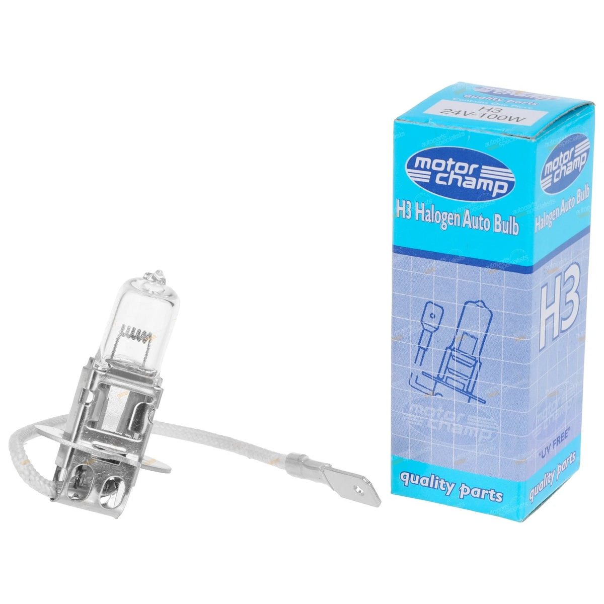 H3 Halogen Bulb 24V 100W PK22s for Automotive
