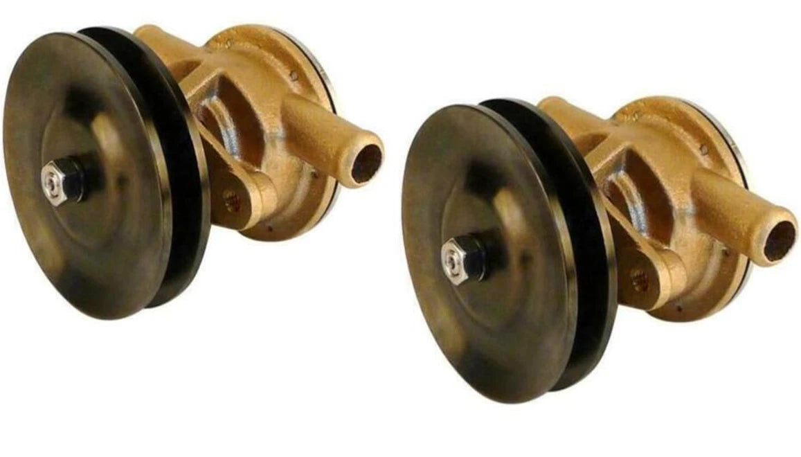 2Pcs Sea Water Pump for Yanmar (128377-42500, Johnson 10-24509-01)
