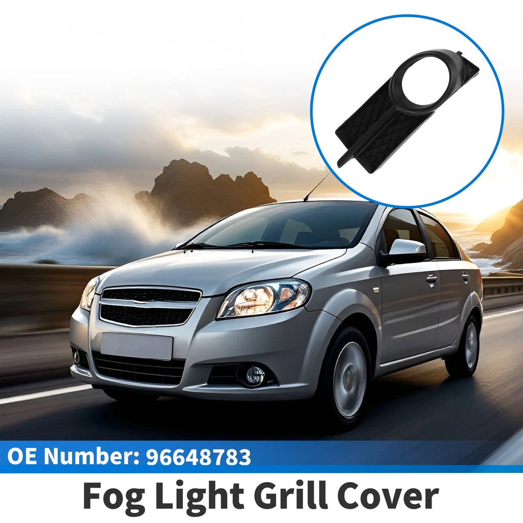 1 Pc Front Left Fog Light Grill Replacement for Chevrolet Aveo (2007–2011)
