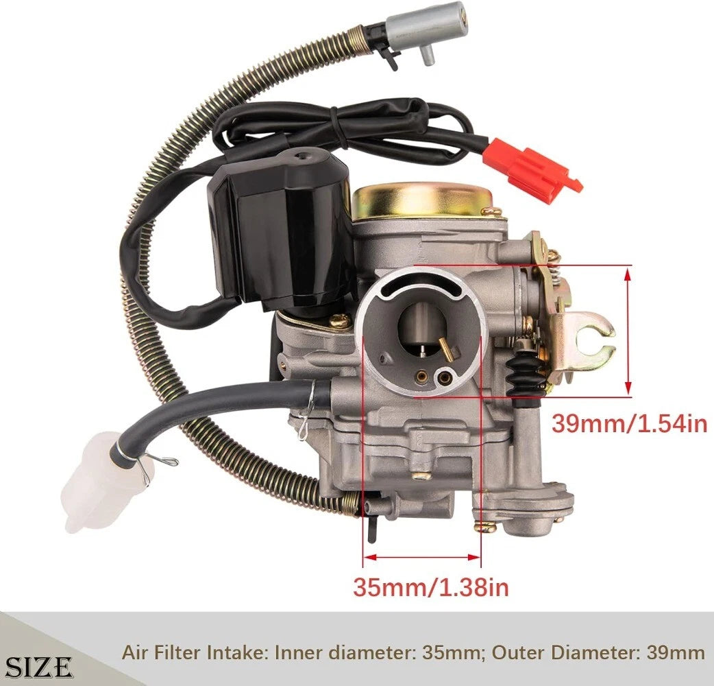 4 Stroke Carburettor & Air Filter Kit for GY6 50cc ATV Scooter (2000–2023)