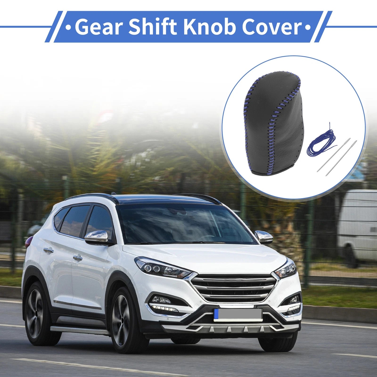 Gear Shift Knob Cover Replacement for Hyundai Tucson (2010–2013)