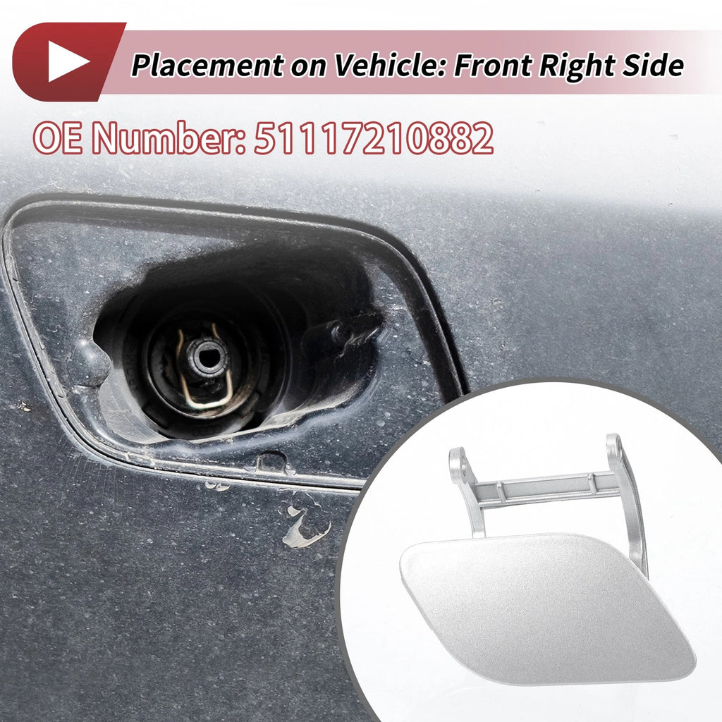 Front Right Washer Nozzle Cover Cap Replacement for BMW 740i (2016–2022)