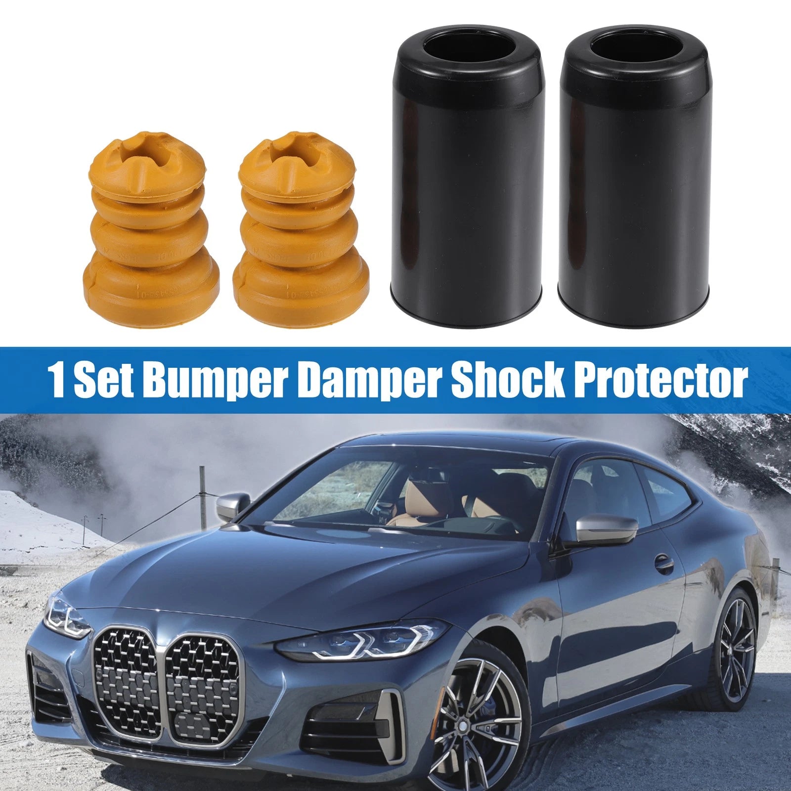 Bumper Damper Shock Protector Set for BMW 228i (2014–2021)
