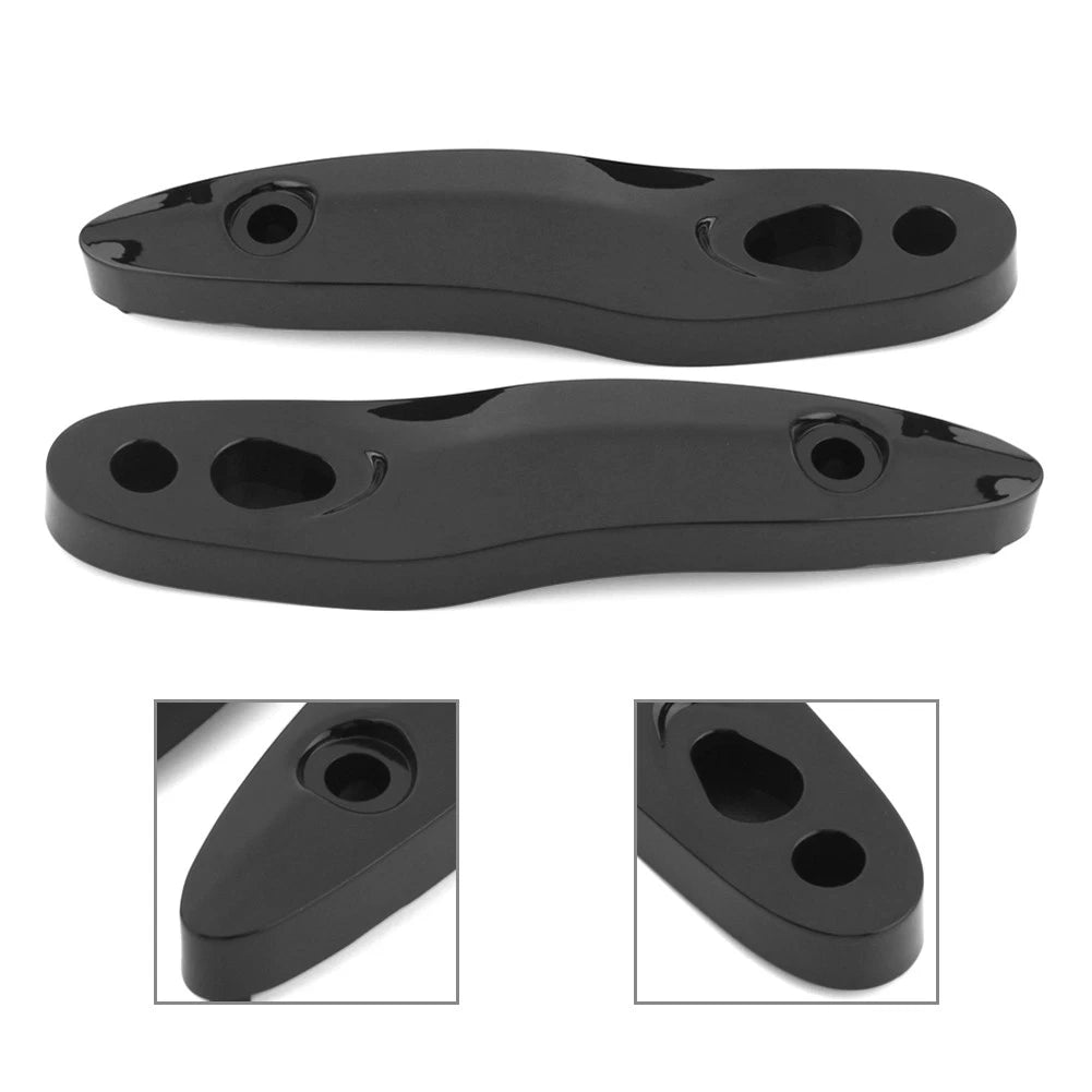 Pair Rear Turn Signal Extension Bracket Relocation Kit for Harley Softail (2000–2023)
