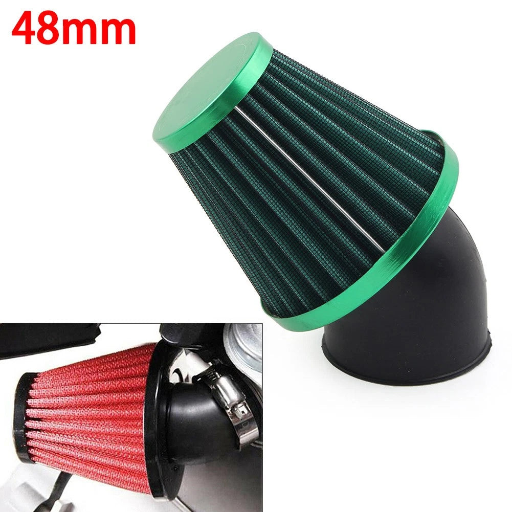 Air Intake Filter Cleaner for Universal Vehicles (48mm) Rubber Bend Inlet