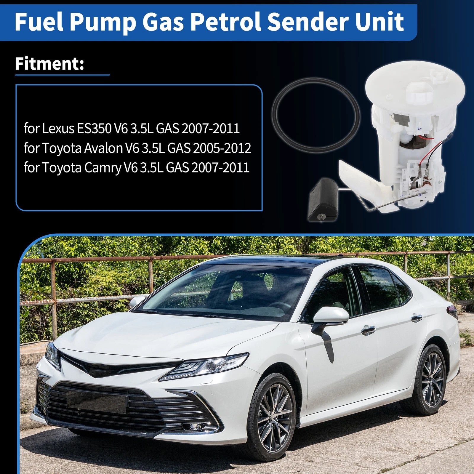 Fuel Pump Assembly Sending Unit for Toyota Camry Avalon (2007–2011)