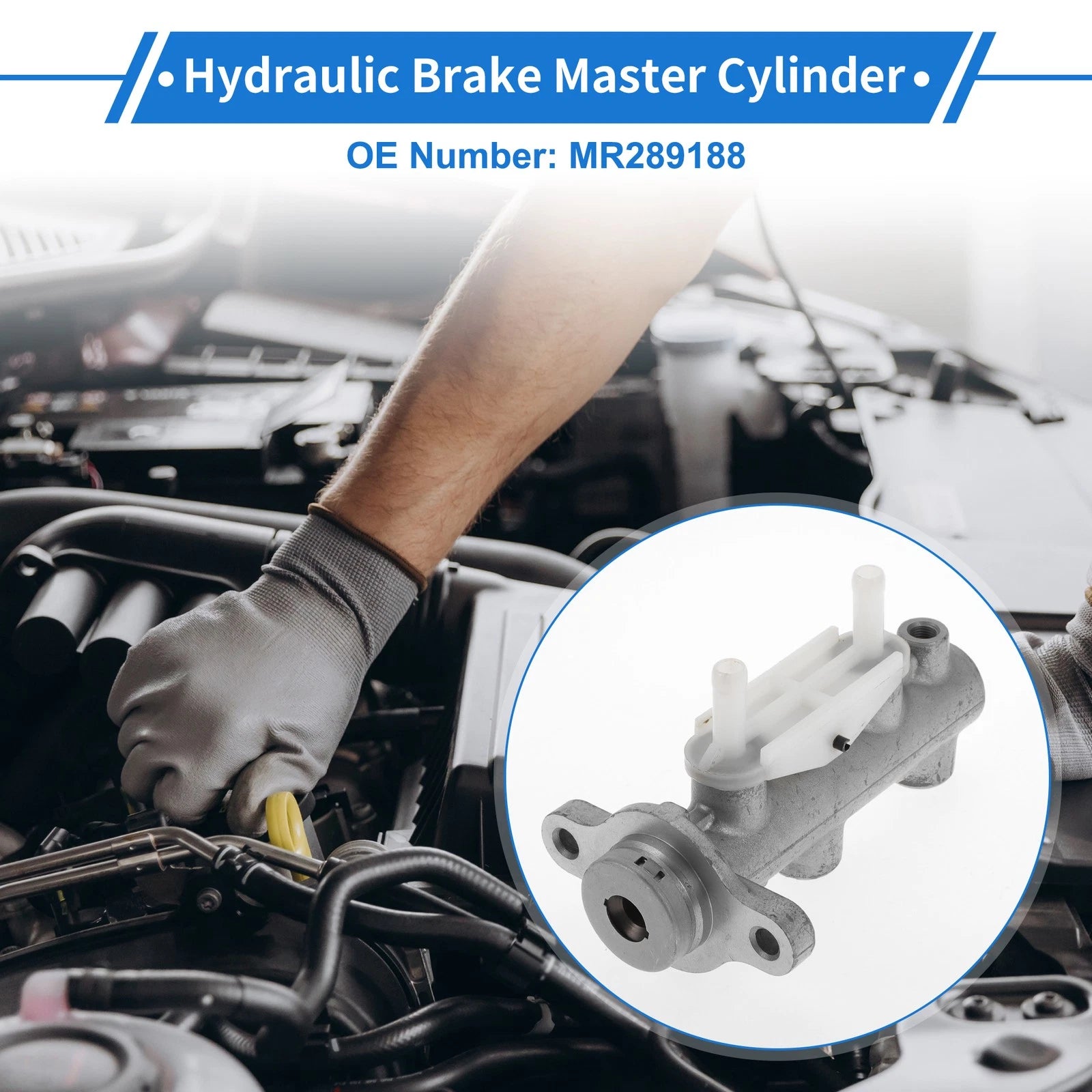 Brake Master Cylinder Replacement for Mitsubishi Outlander (2003–2004)