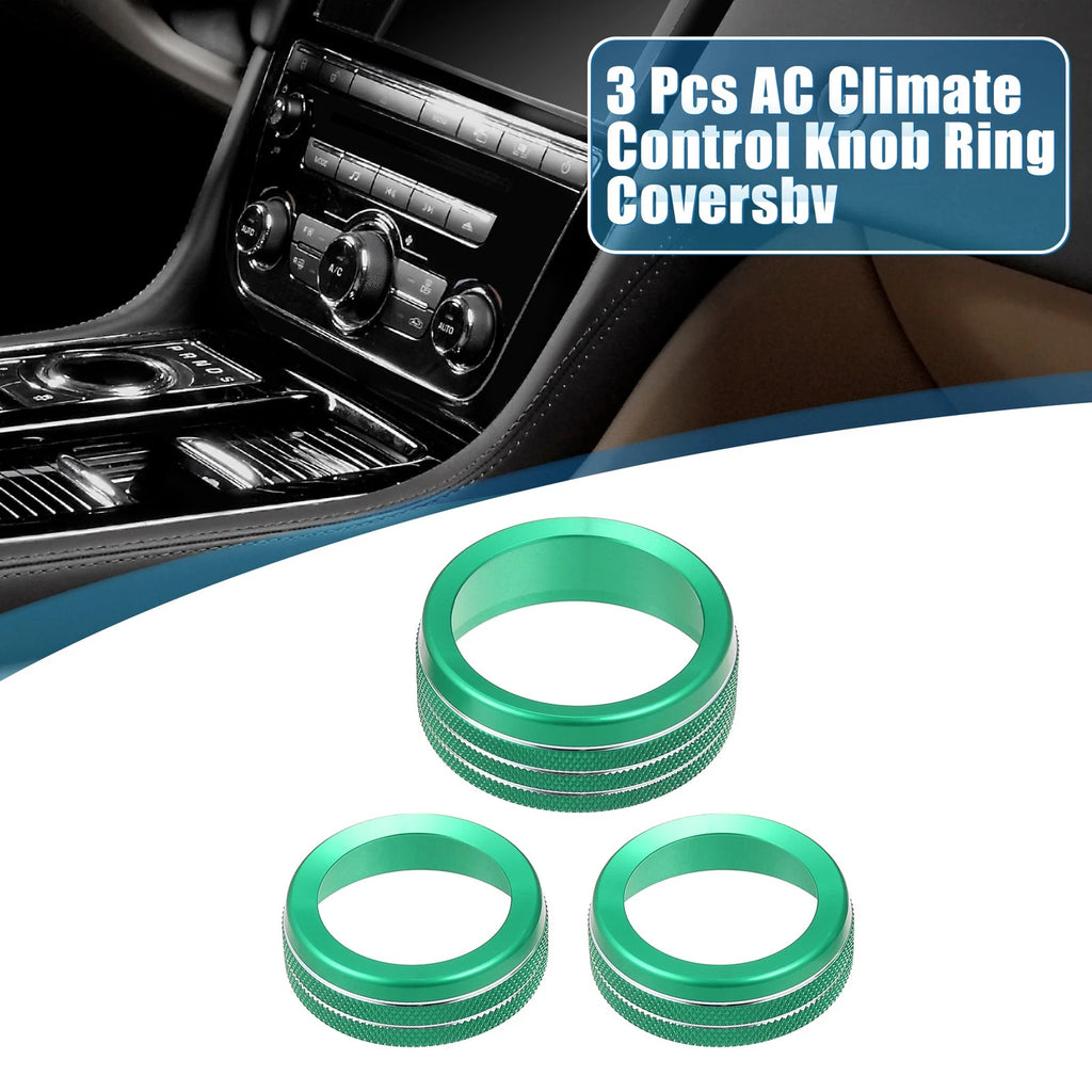 Center Console AC Radio Knob Cover Decals for Dodge Durango (2014–2020)