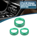 Center Console AC Radio Knob Cover Decals for Dodge Durango (2014–2020)