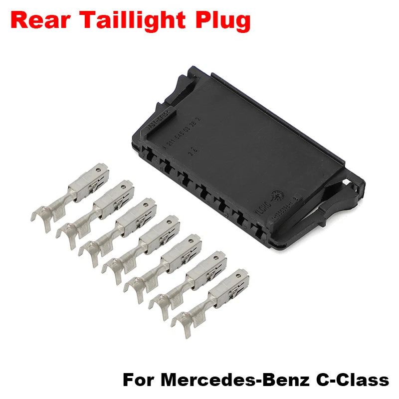Rear Bulb Holder Cable Harness Pin Connector for Mercedes-Benz C-Class (2007–2015)