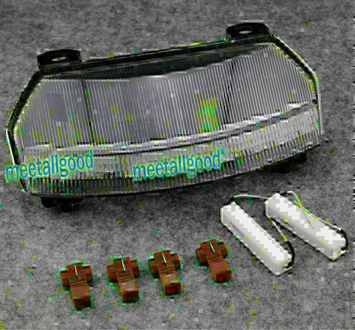 LED Integrated Tail Light Turn Signals fitS Honda 2009 2010 2011 2012 FURY Clear