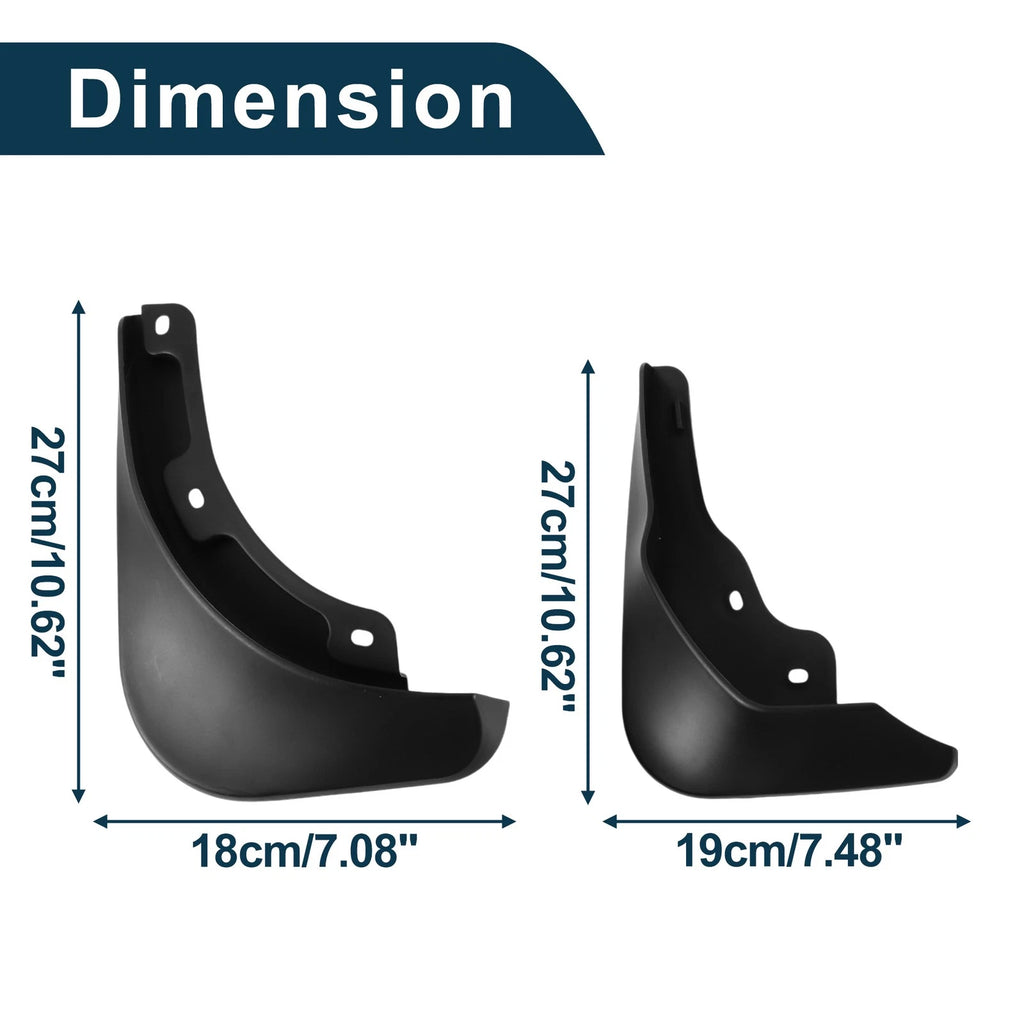 Mud Flaps Splash Guards 1 Set for Volkswagen Magotan 2011–2016