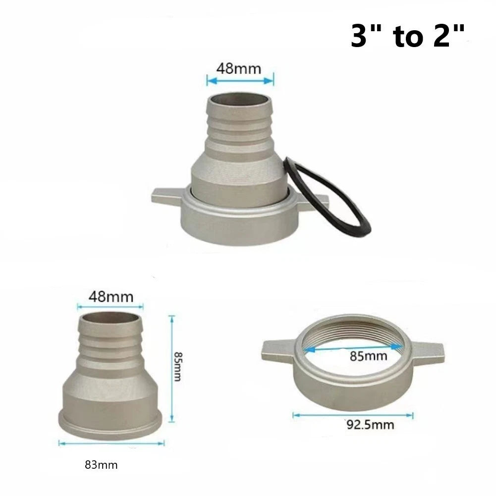 Water Pump Aluminum Pipe Joint with Rubber Gasket for Maintenance