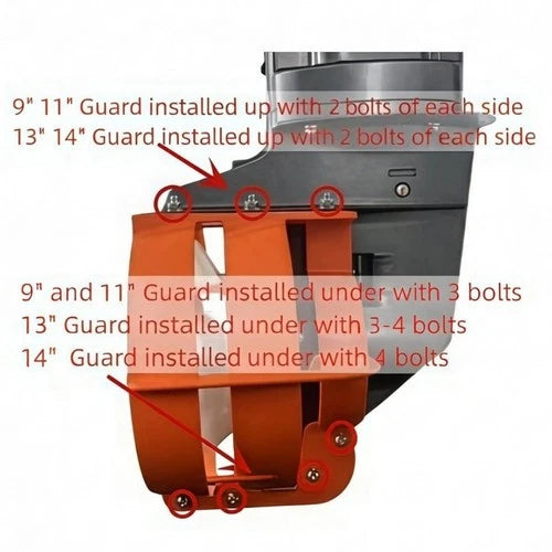 Prop Protector Cage for Suzuki Outboard 9.9hp-20hp