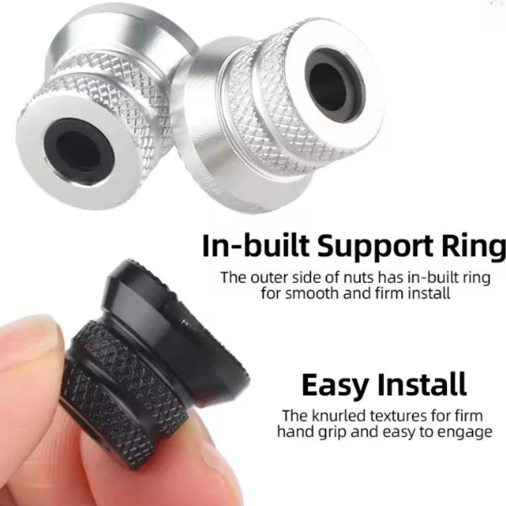 Quick Release Lever M5 Nut and Spring Set for Mountain Bike (Thru Axle)