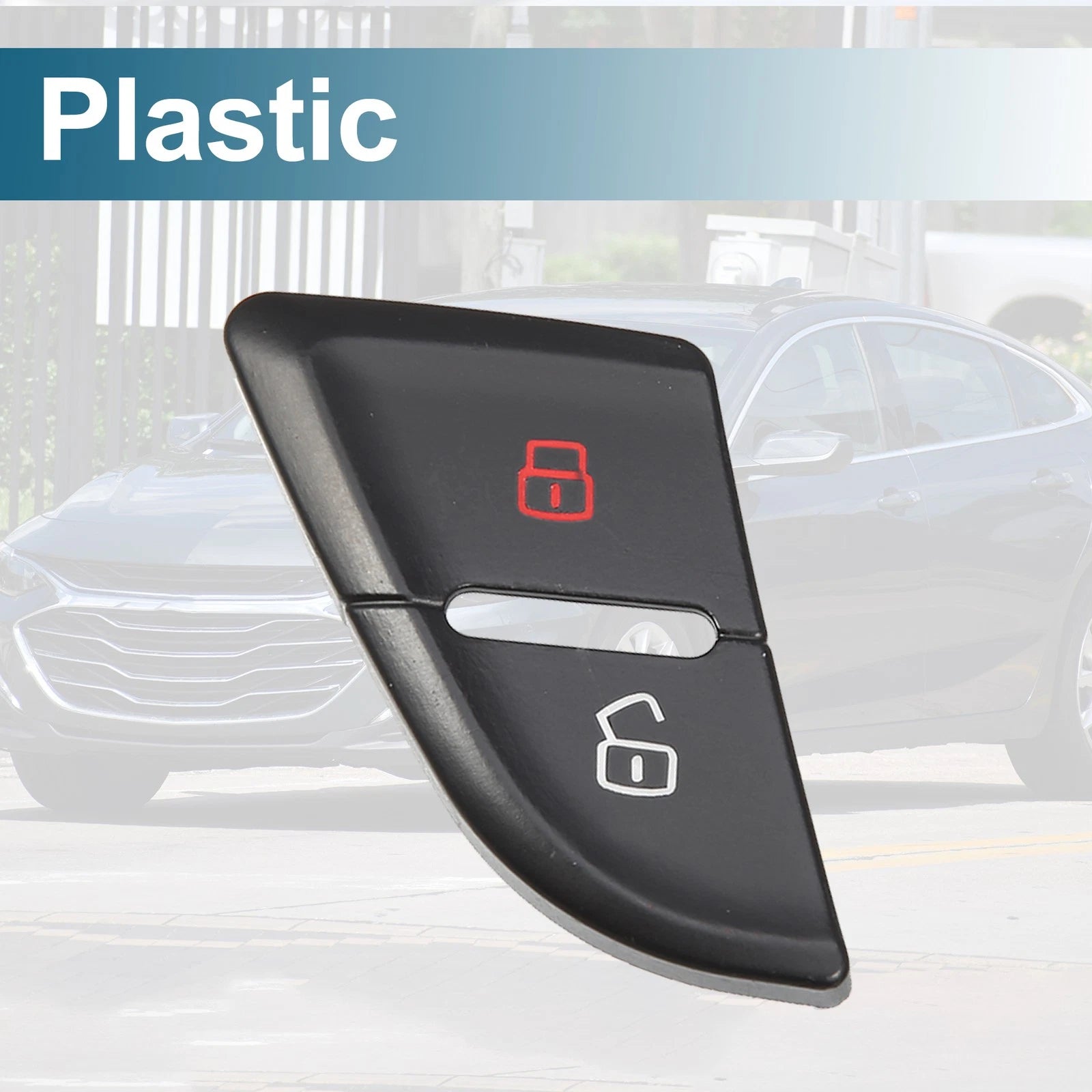Central Door Lock Switch Cover Front Right Replacement for Audi Black (2019–2023)