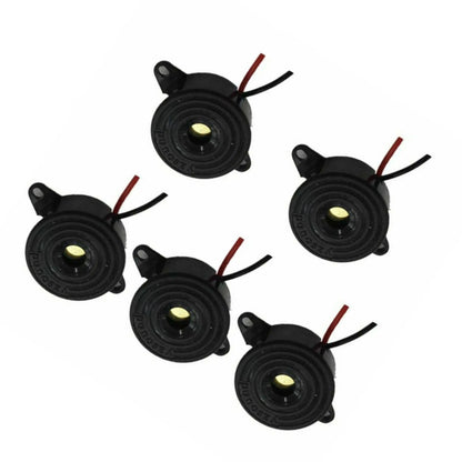 22mm Black Piezo Electronic Tone Buzzer Alarm for Universal Applications