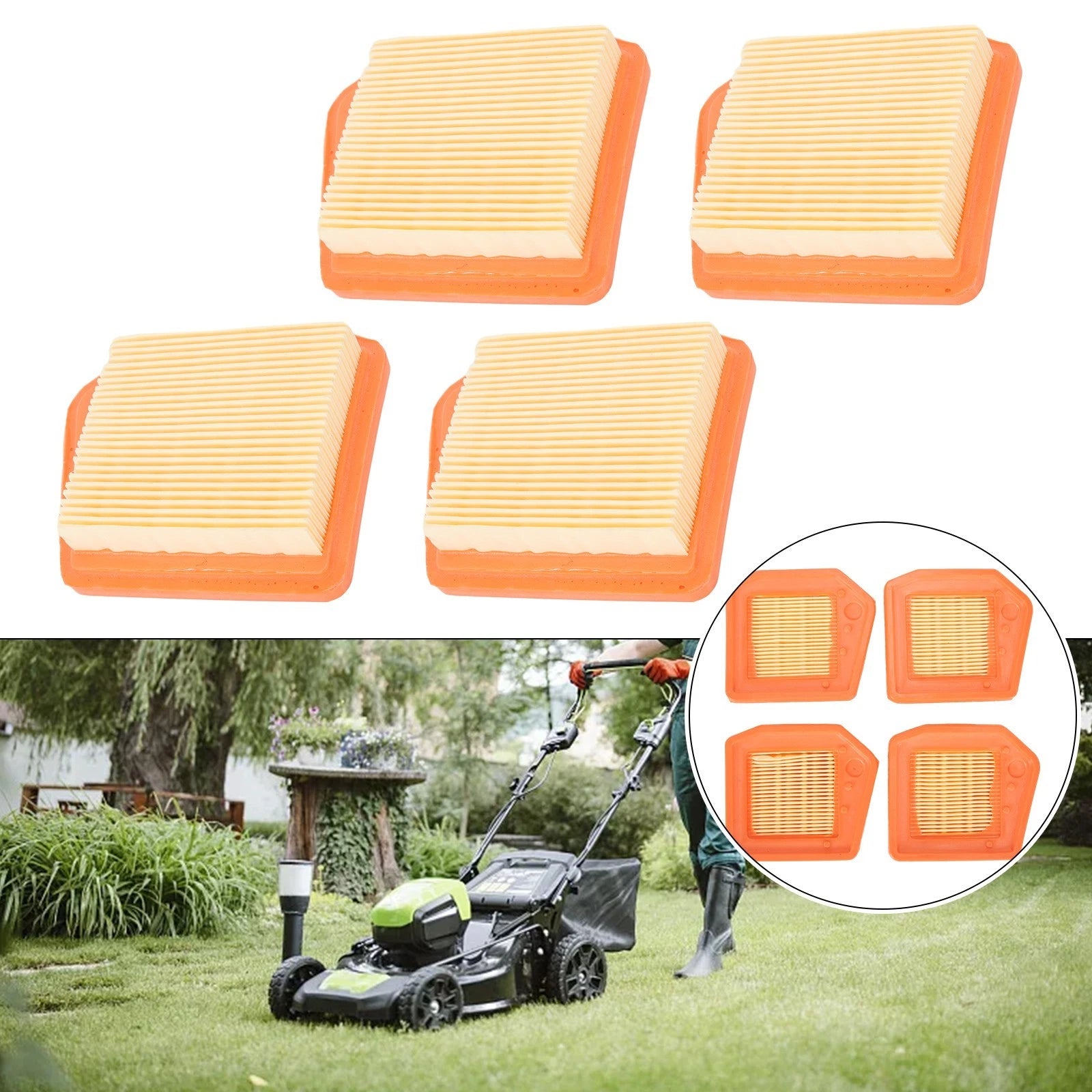 Air Filter for String Trimmer Brush Cutter (Replacement Part)