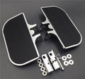 Chrome Mini Floorboards for Harley Dyna (2006–2023)