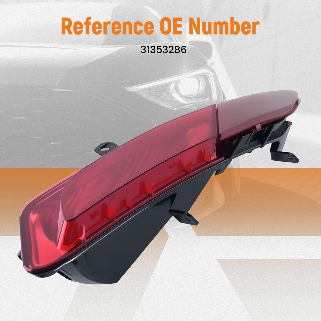 Bumper Reflector for Volvo XC60 (2014–2017) 31353286 Right Passenger Side ABS