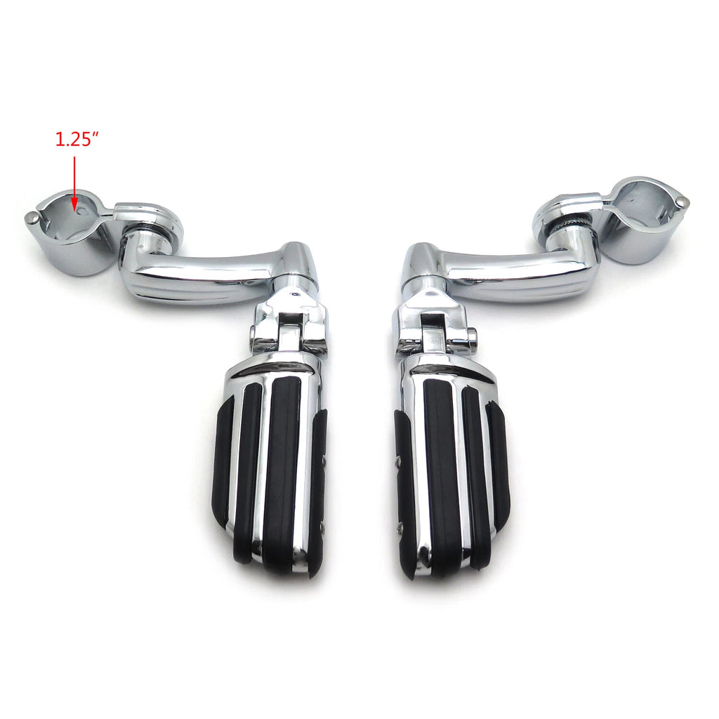 1.25" Highway Engine Bars Foot Pegs for Harley Electra Glide (2000–2023)